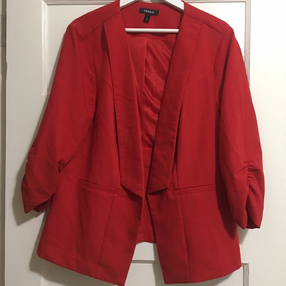 Torrid Red Blazer